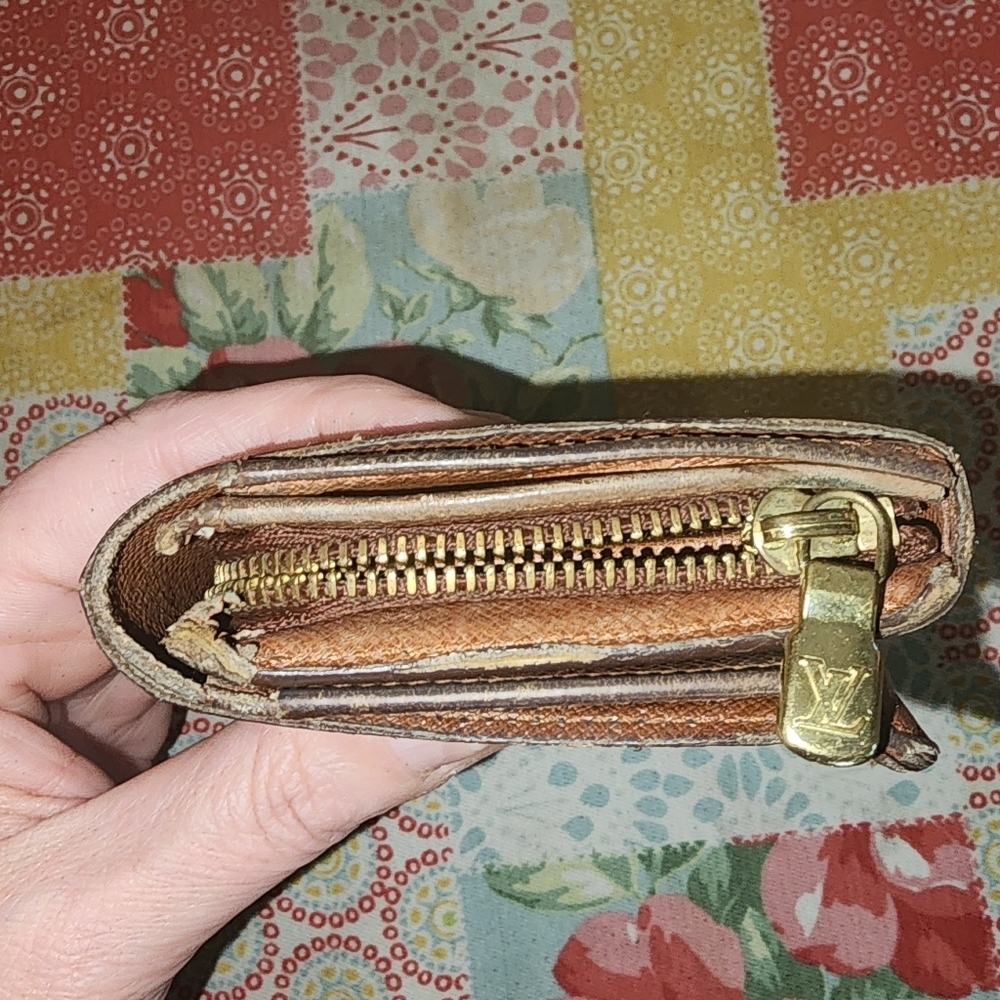 1994 vintage louis vuitton porte-monnaie tresor wallet guc see pics for flaws - Picture 8 of 16